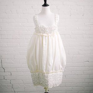 Modern Mod Wedding Dress Platinum by Priscilla 4